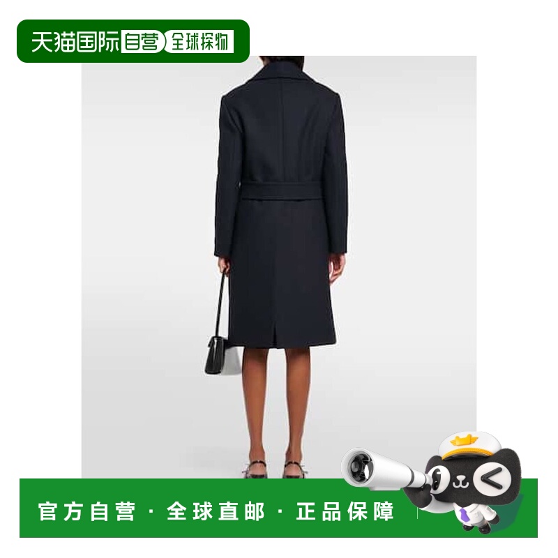 1h可退 潮奢 Prada 普拉达 女士 双排扣羊毛大衣