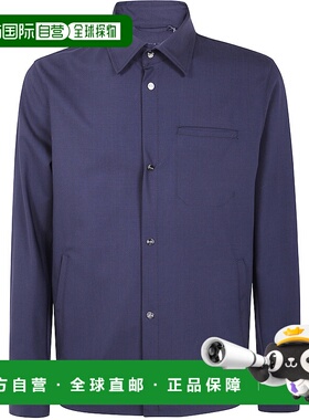 HERNO 男士衬衫 GI000540U33474S9200 AW2025 蓝色