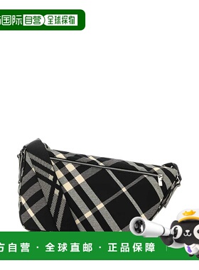 BURBERRY 男士单肩包 8089304A1189-13 SS2024 黑色斜挎包