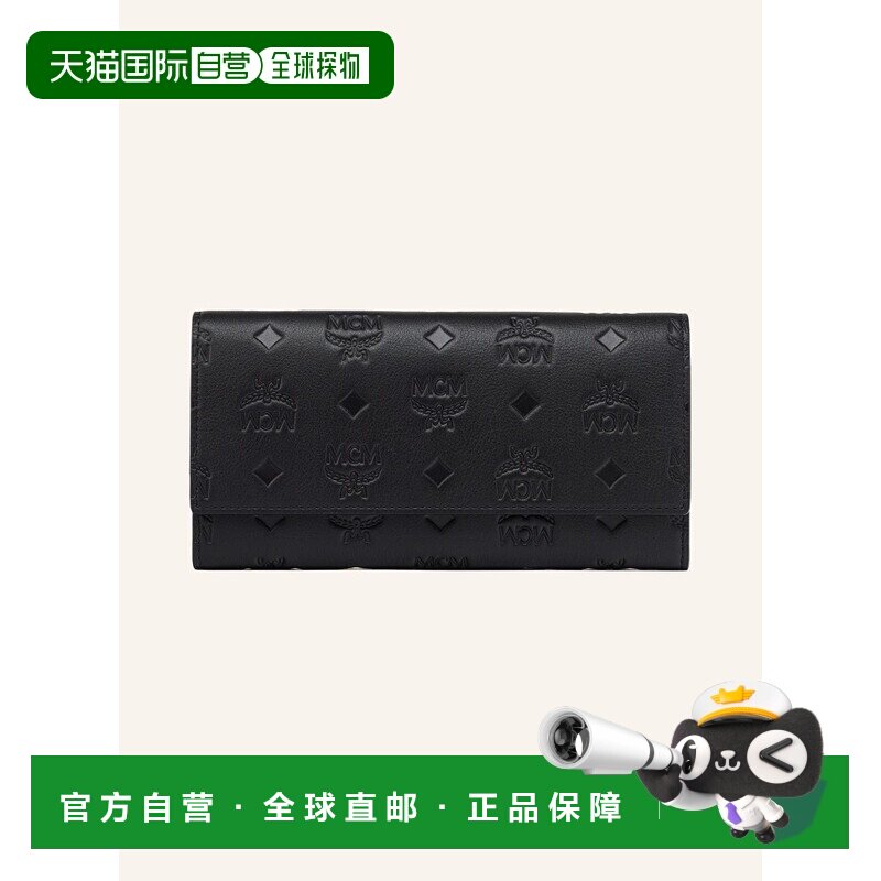 1h可退 MCM 女士钱包 100305209213000 CO 黑色 AREN wallet