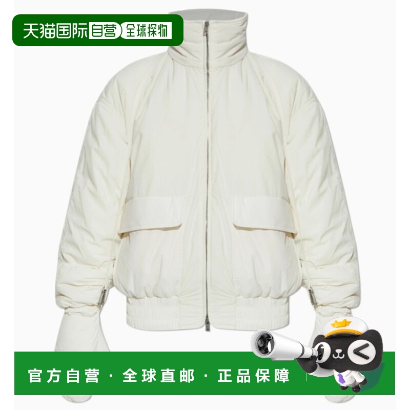 1h可退 潮奢 GOLDEN GOOSE 女士 白色尼龙拉链夹克 GWP02342P0020