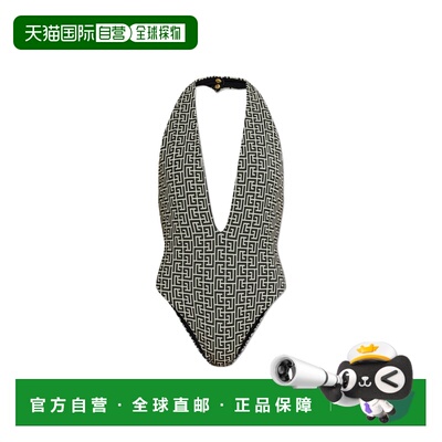 BALMAIN 女士泳装 BKBKD22000104 SS2026 黑色 One-piece swimsui