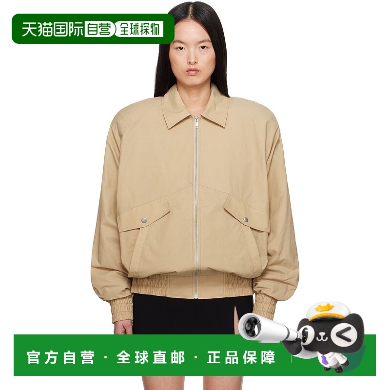 1h可退 潮奢 magda butrym 女士 驼色 Oversized Technical Cotto