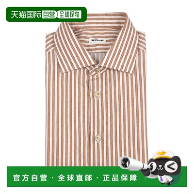 KITON 男士衬衫 UCCH0967204 SS2026 花色 尖领衬衫