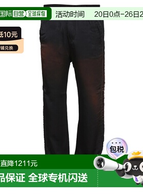 1h可退 DIESEL 男士休闲裤 A07257 AW2022 黑色卫裤