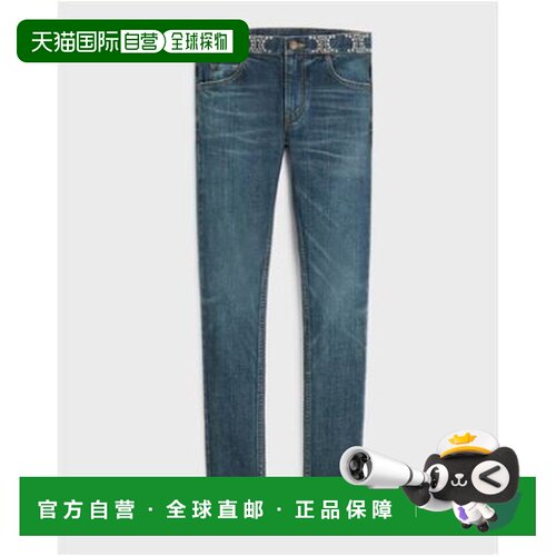 CELINE 女士牛仔裤 2N972255V08DL SS2026 蓝色 Neo Skinny jeans