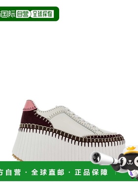 CHLOÉ 女士休闲鞋 CHC24U02IBD6BG SS2026 白色 White leather Na