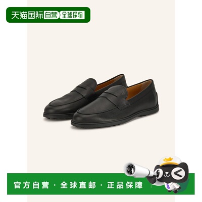 TOD'S 男士休闲鞋 100313450813000 CO 黑色 Penny loafer