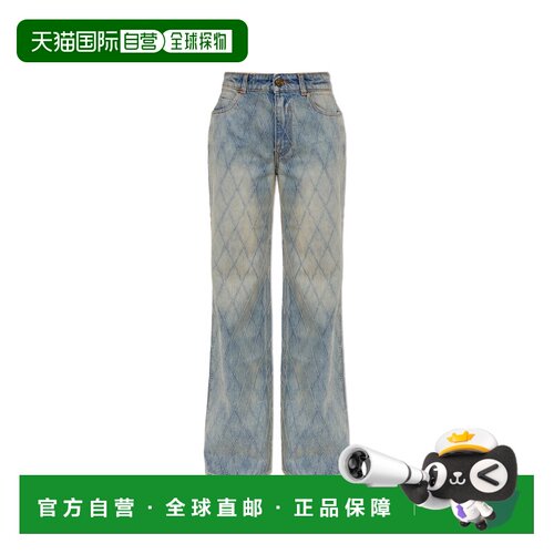 BALMAIN 女士牛仔裤 HF1MI052DF796FC AW2026 浅蓝色