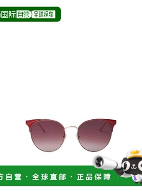 GUCCI 女士眼镜 GG0402S002 AW2021 红色古驰太阳镜