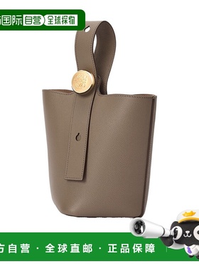 LOEWE 女士斜挎包 AANBBBMX313170 AW2025 棕色 迷你柔软粒面小牛