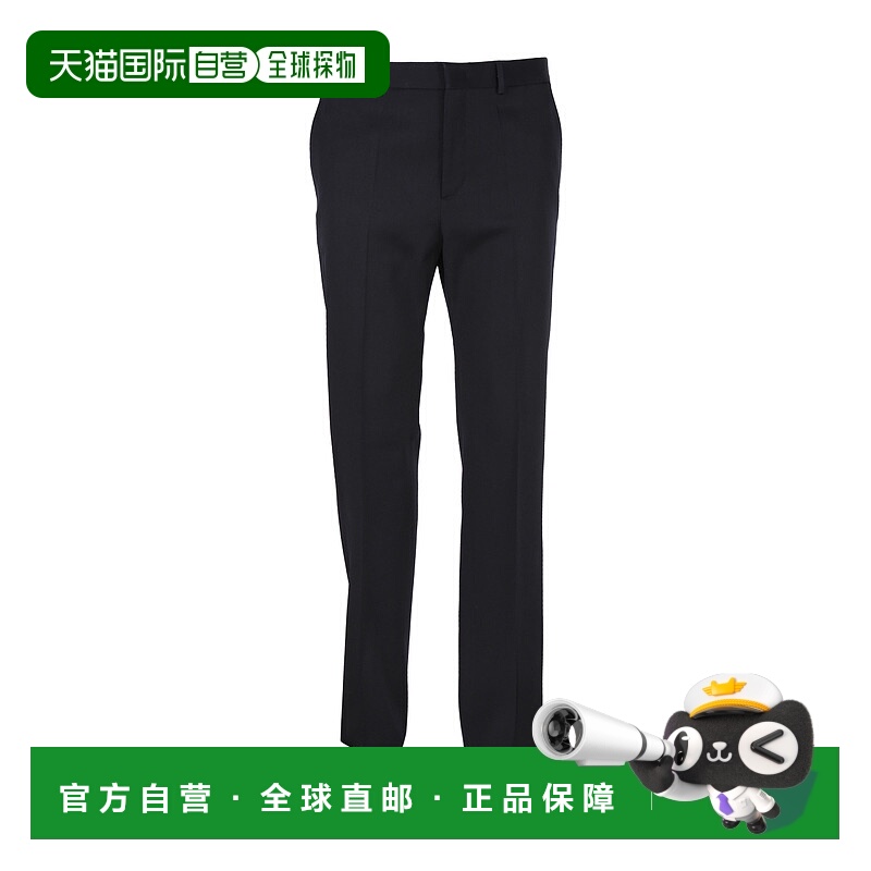 1h可退 VALENTINO 男士休闲裤 1V3RBI608HU598 AW2023 蓝色直筒裤