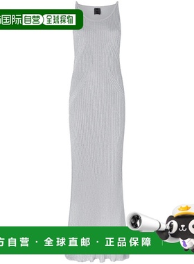 PINKO 女士连衣裙 105146A2LOI12 AW2025 灰色 Knitted Long Dres