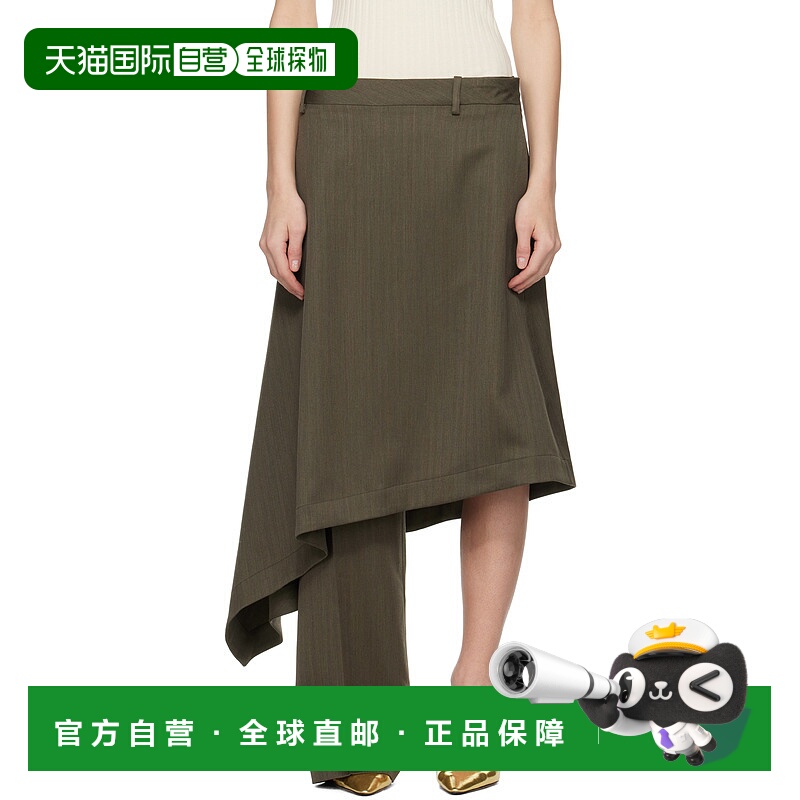 1h可退 潮奢 Bottega Veneta 葆蝶家 女士 卡其色 Wool Subtle St