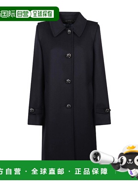 PRADA 女士外套 P655SEC2OSOOOF0008 AW2025 蓝色 长袖大衣