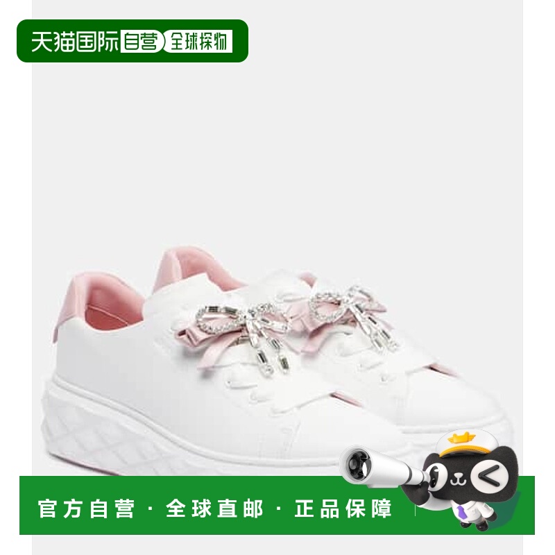 1h可退 潮奢 Jimmy Choo 周仰杰 女士 Diamond Maxi 浅皮质运动鞋