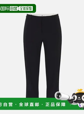 ELISABETTA FRANCHI女士直筒裤喇叭裤休闲裤PA08856E2110NERO