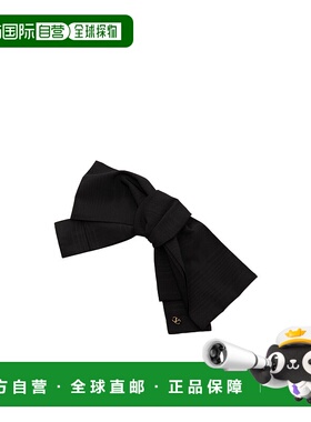 VALENTINO 女士围巾 WJ0AS0UQAN06 AW2025 黑色 蝴蝶结发饰