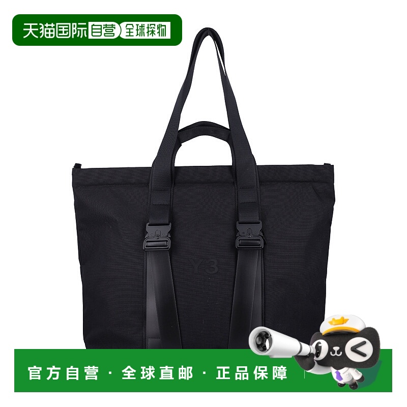 1h可退 Y-3 女士手提包 JW6219B AW2025 黑色 STAPLE SHOPPER