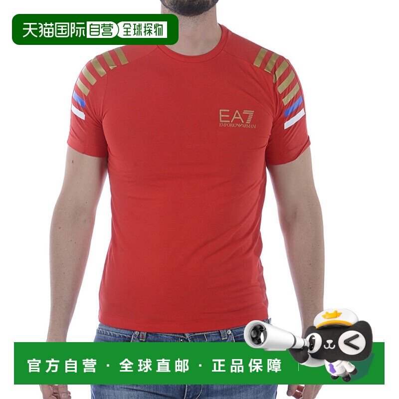1h可退 EA7 EMPORIO ARMANI 男士T恤 3ZPTA8PJM5ZRED SS2022