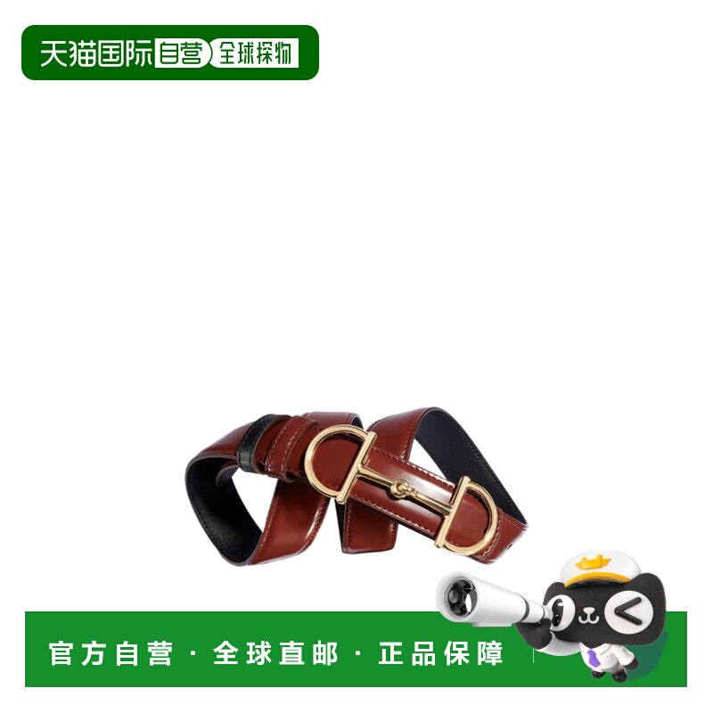 GUCCI 女士腰带 A001V4AAGRJ2043 CO 花色 可翻转的马衔细腰带
