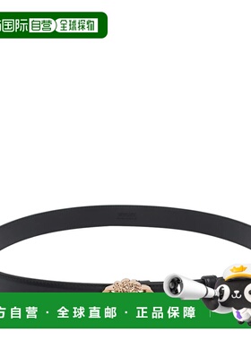 VERSACE 男士腰带 1020766DVTP11B00V CO 黑色 Black La Medusa L