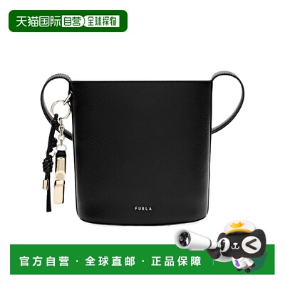 FURLA 女士手提包 WE00859ARE000O6000 SS2026 黑色斜挎包单肩包