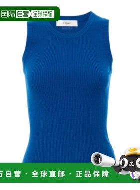 CHLOÉ 女士背心吊带 CH26SMH09785420 SS2026 蓝色 无袖背心