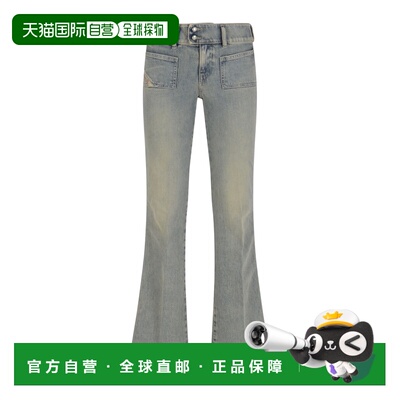 DIESEL 女士牛仔裤 A1382009N3301 SS2026 蓝色 bootcut jeans
