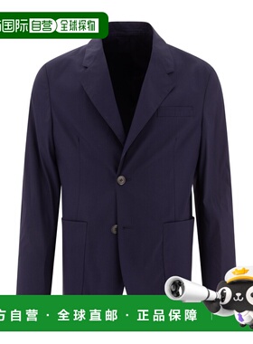 1h可退 PRADA 男士夹克 UGM33212VCSOOOF0021 SS2025 深蓝色男装