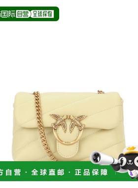 PINKO 女士单肩包 100040A0F2C39Q SS2026 米白色 LOVE PUFF BABY