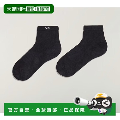 ADIDAS & Y3 女士袜子 JZ6276BLACK AW2025 黑色 Y-3 CL SOCK LO