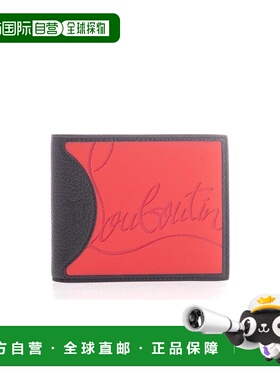 1h可退 CHRISTIAN LOUBOUTIN 男士钱包 3195052_H734 CO真皮折叠