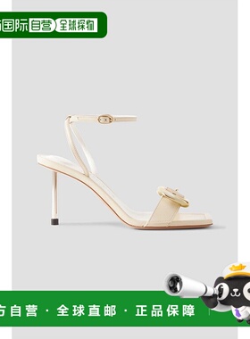 1h可退 潮奢 Jacquemus 女士 Regalo 精饰皮质凉鞋 241FO07830731