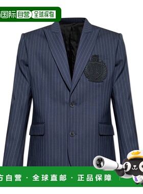 BALMAIN 男士西服 FH0SI815WD25SAJ AW2025 蓝色 长袖西装外套