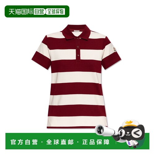 1h可退 MONCLER 女士POLO衫 K20938A0000189B3WF04 AW2025短袖