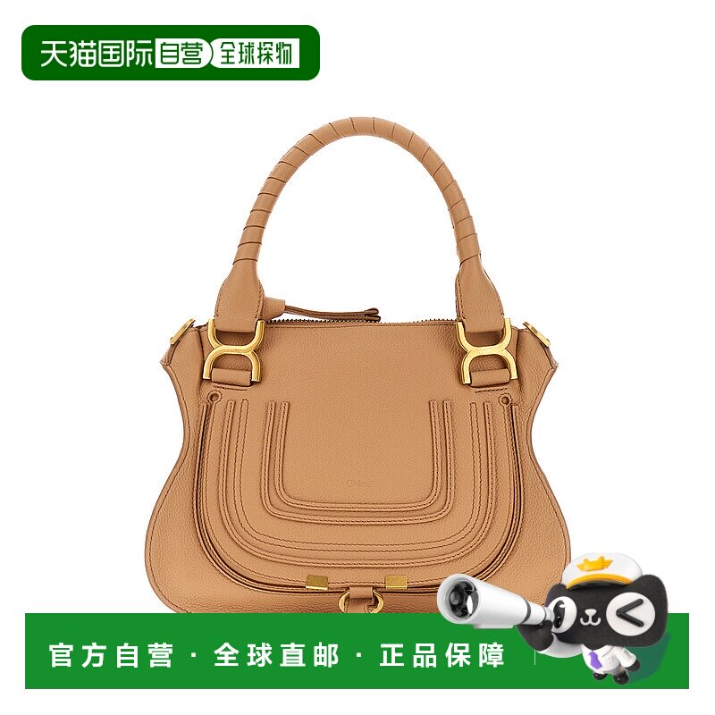 CHLOÉ 女士手提包 CHC22AS628I3126X AW2025 黑色 Peach leather