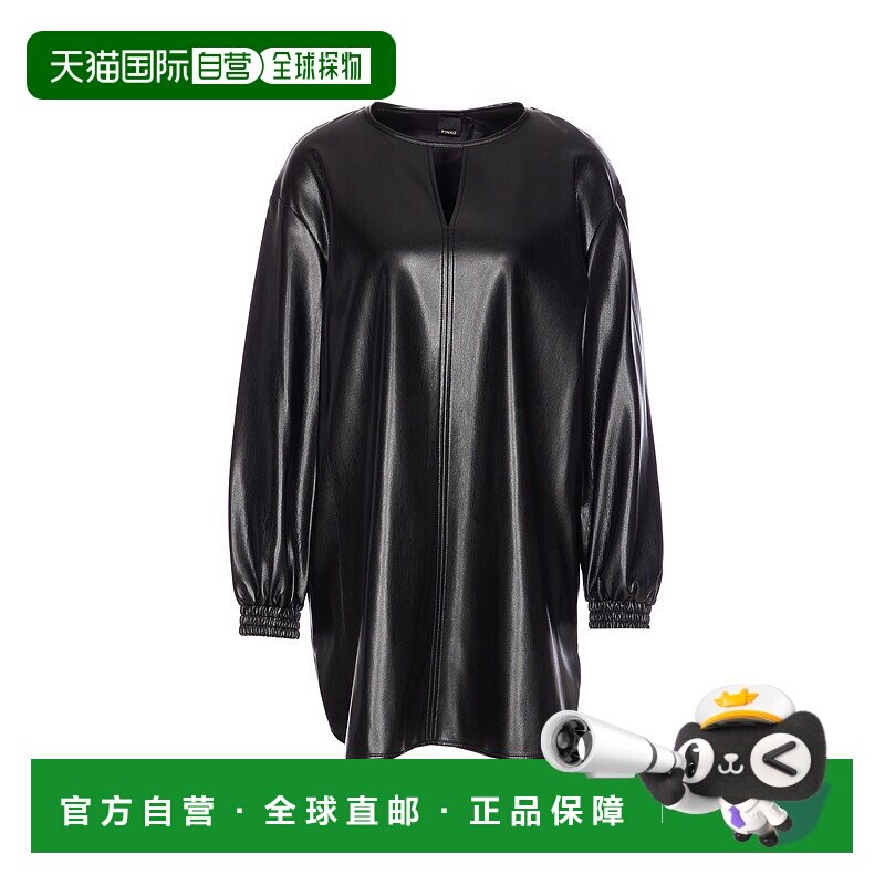 PINKO 女士连衣裙 105587A2P4Z99 AW2025 黑色 Sfumato Dress