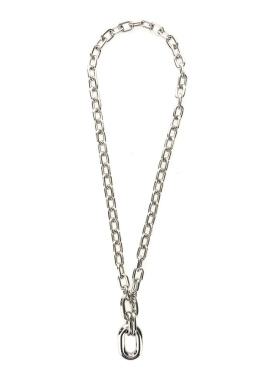 1h可退 潮奢 Rabanne 女士 T字扣吊饰链式项链 20HBB0088MET077