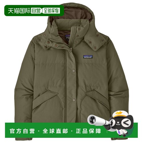 Patagonia 女士户外风衣 1042859BASINGREEN CO 军绿色