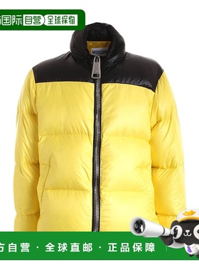 1h可退 MOSCHINO 男士羽绒服 064152171028 AW2020 黄色 Rear log