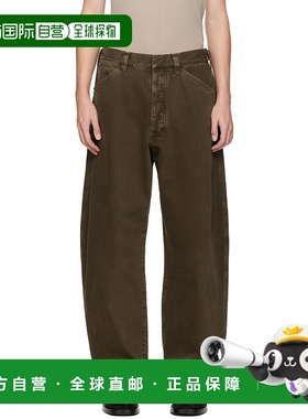1h可退 潮奢 Lemaire 男士 绿色 Maxi Workwear 牛仔裤 PA1244LD1