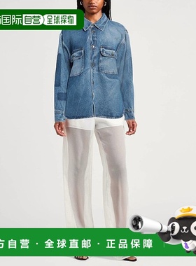 1h可退 潮奢 Msgm 男士 牛仔布衬衫 blue蓝色 舒适时尚