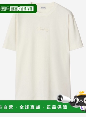 BURBERRY 男士T恤 8119080CHALK SS2026 白色