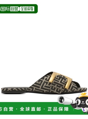 BALMAIN 女士凉鞋 GN1UP158TJBMGFE SS2026 黑色 ‘Anthem’ Slid