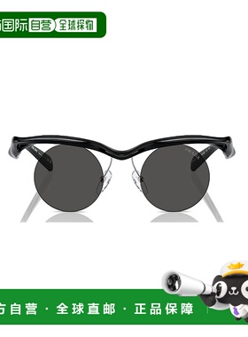 PRADA 男士太阳镜 A24SSOLE1AB5S0 SS2025 黑色 1KNS4Z90A