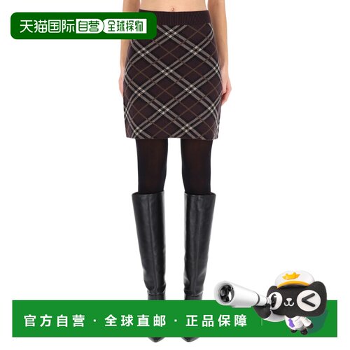 BURBERRY 女士半身裙 8114203B2412 CO 花色 Embroidered stretch