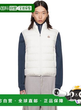 1h可退 潮奢 Moncler 盟可睐 男士 灰白色 Contrin 羽绒马甲 K209