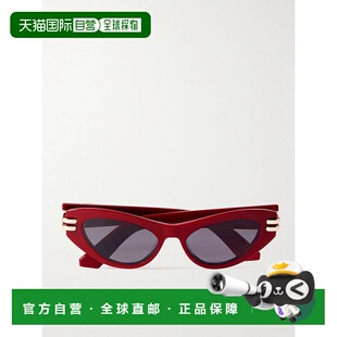迪奥 女士 1h可退 猫眼醋纤镀金太阳眼镜 DIOR B1U CD4014 潮奢