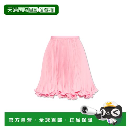 BALMAIN 女士半身裙 CF0LB436XJ114CU SS2024 粉红色